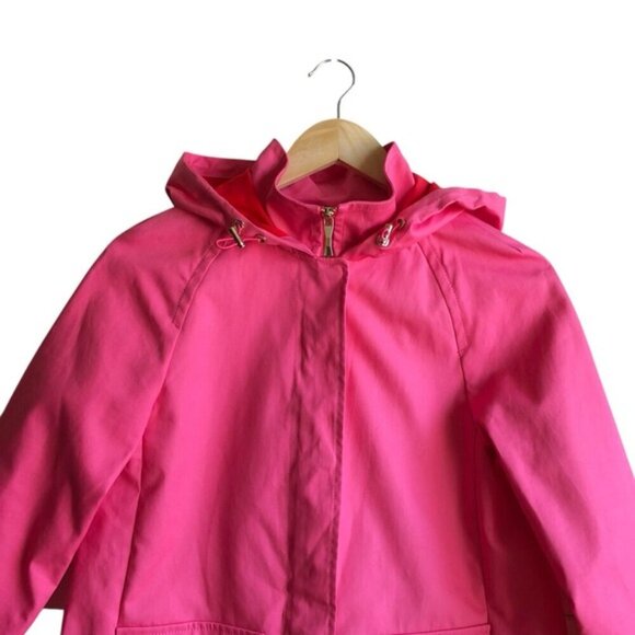 Kate Spade Pink Women's Raincoat Jacket XS Bow - Picture 5 of 14